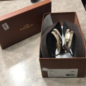 Coach Jaden Slides 7 BROWN KHAKI